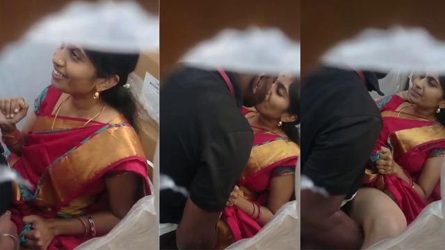 MasaFun leaked mms Kannada sexy Mallu Aunty fucked in storeroom with Security Guard