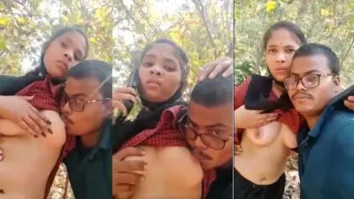 Teacher Sucking School Student Small Boobs In Park Outdoor Sex MMS
