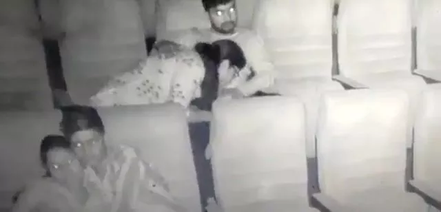 Free Indian MMS movie theater desi couple romance sex hidden cam night vision recording video