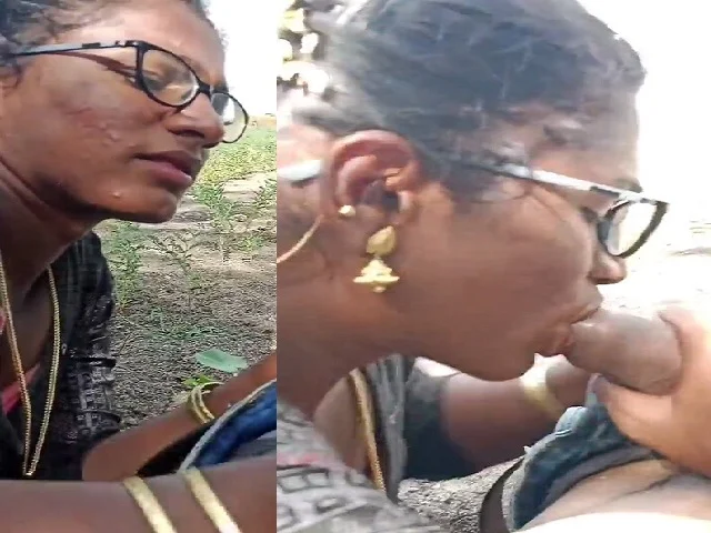 Desi52 Tamil randi outdoor blowjob to customer viral MMS