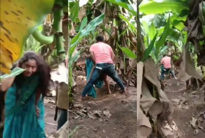 new fsiblog outdoor sex mms horny bhabhi sex with lover in banana farm caught by village boy