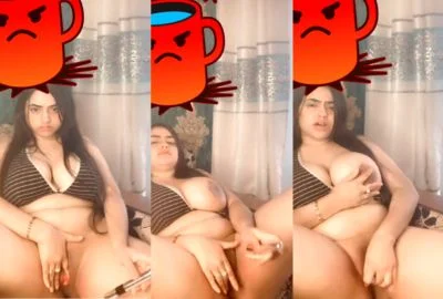 Indian leaked viral sex mms hot big boobs nude muslim babe masturbates on video call with lover