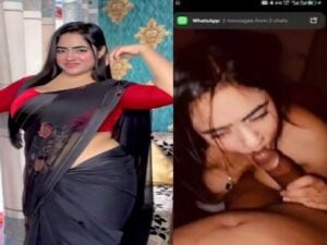 Famous Pakistani Busty TikToker nude muslim girl viral leaked blowjob clips