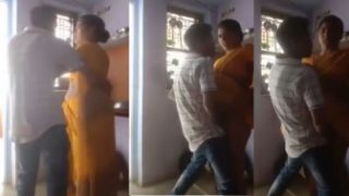 Desi mms sex viral mature Maid Aunty fucked by young boy