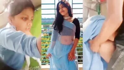 Indian MMS Leaked Video Viral school girl hard fucking with lover outdoor and his friend recording