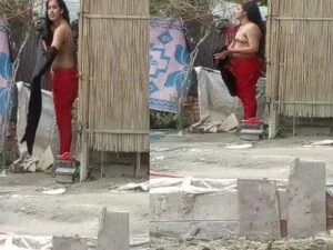RajWap new mms village girl nude bath caught on viral hidden cam mms