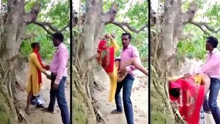 desi52 porn sex mms Jija fucking young sali in park