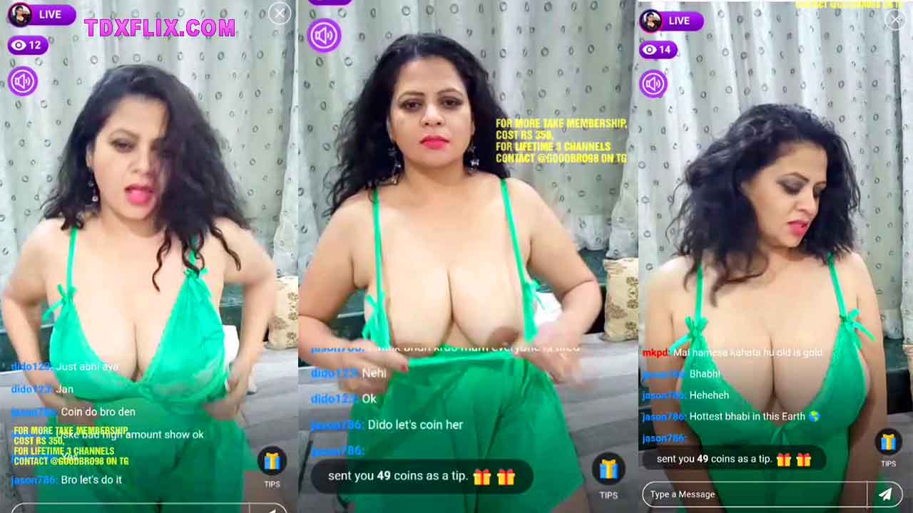 Sapna Sappu Flashing Her Big Boobs and Pussy Nude Premium Live