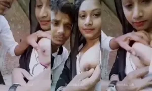 MydesiXXX Desi Viral MMS Bengali College Young Girl Boobs Sucking by Lover