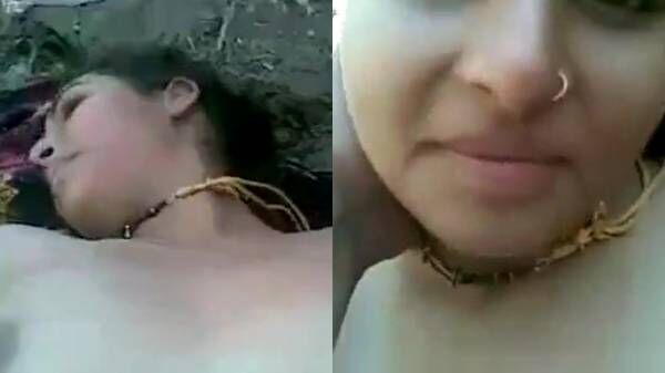 desitales2 New Exclusive MMS Cute Faizabad girlfriend painful outdoor chudai with Hindi audio