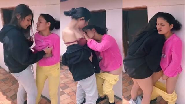 Kamababa desi mms Two Lesbian Sisters Nude Sex Boobs Sucking Pussy Fingering outdoor sex video