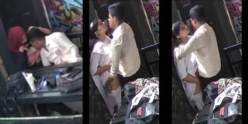 Indian xhamster Desi Muslim School Girl Handjob and Fucking with Lover In Class