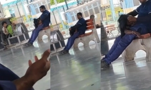 Fsiblog new viral mms Randi in railway station sucking dick caught by voyeur