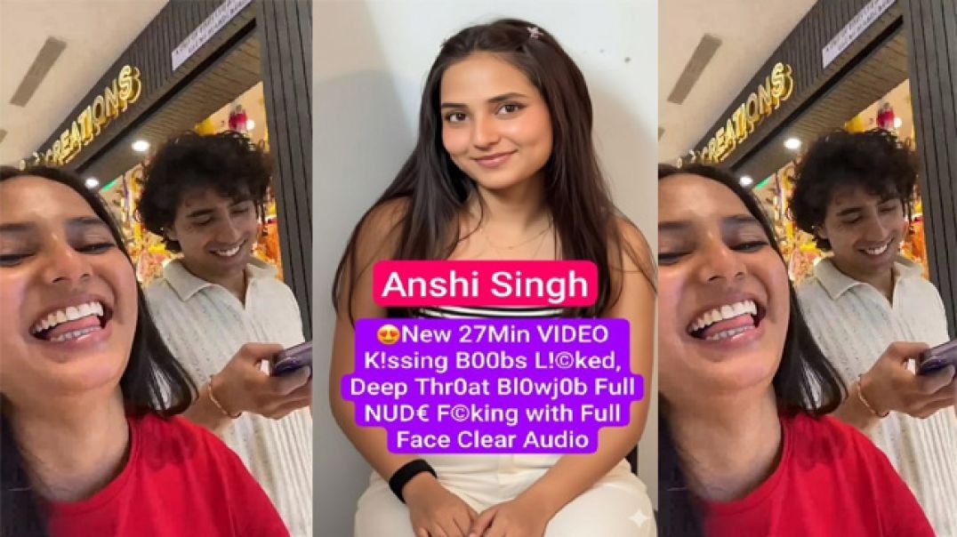 Masa49 Famous Celebrity ⁣Anshi Singh Giving Amazing Deep Blowjob to Boyfriend and Fucking Cum Shower